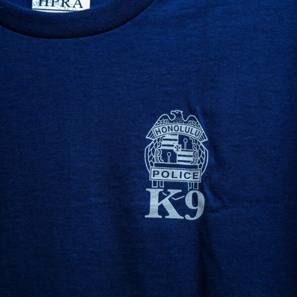 HPD K9 Patch Adult Tee Navy Blue
