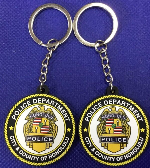 HPD PVC (Rubber) Keychain One-sided
